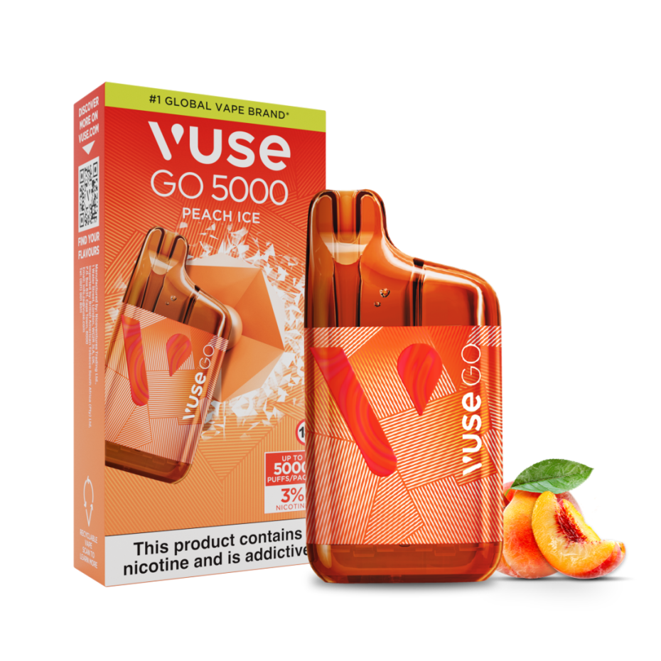 VUSE GO 5000 PEACH ICE 1 VUSE GO 5000 PEACH ICE