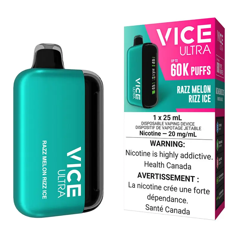 Vice Ultra Disposable Vape Device – Razz Melon Rizz Ice 1 Vice Ultra Disposable Vape Device – Razz Melon Rizz Ice