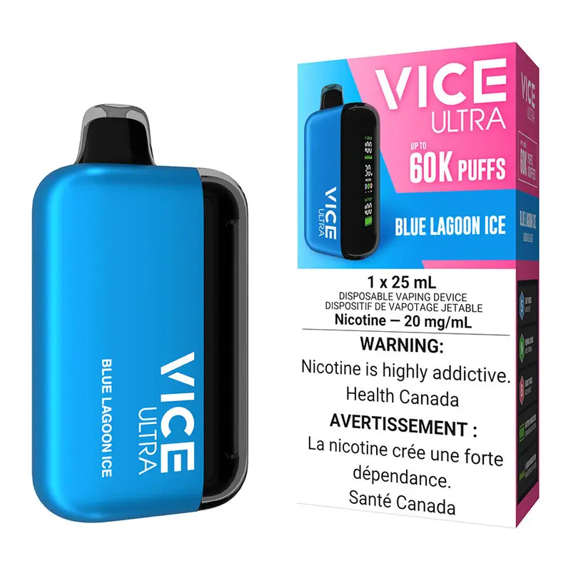 Vice Ultra Disposable Vape Device – Blue Lagoon Ice 1 Vice Ultra Disposable Vape Device – Blue Lagoon Ice