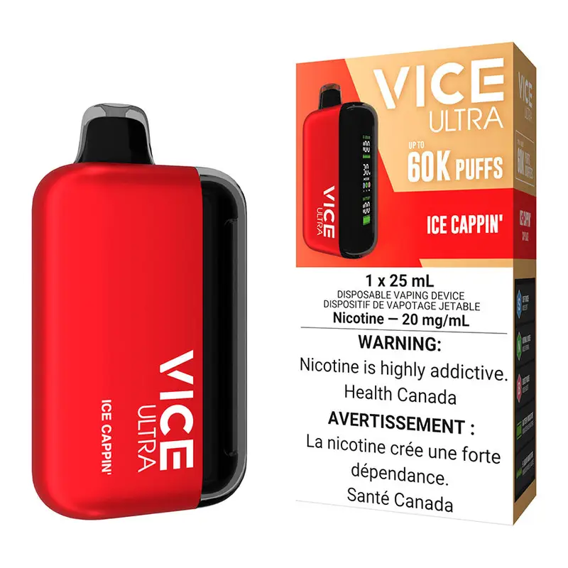 Vice Ultra Disposable Vape Device – Ice Cappin’ 1 Vice Ultra Disposable Vape Device – Ice Cappin’