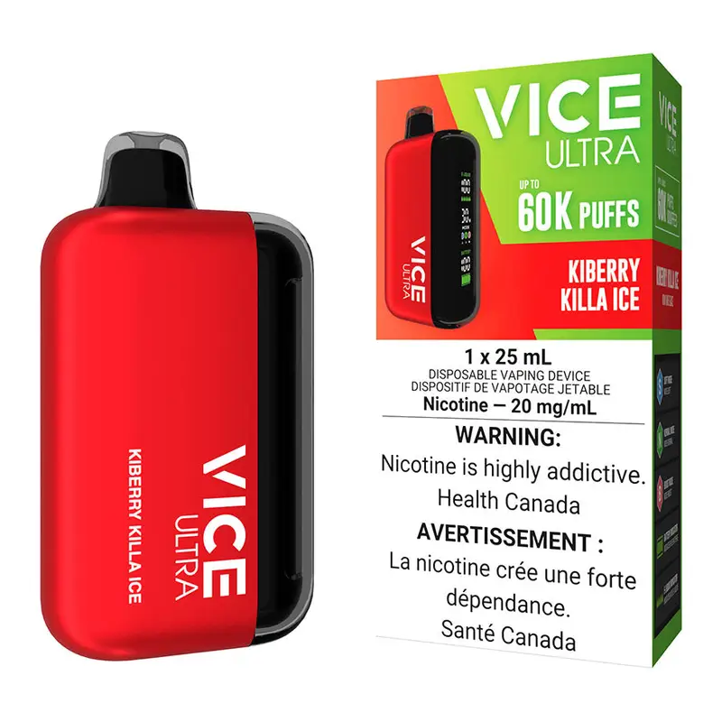 Vice Ultra Disposable Vape Device – Kiberry Killa Ice 1 Vice Ultra Disposable Vape Device – Kiberry Killa Ice