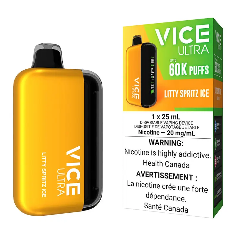 Vice Ultra Disposable Vape Device – Litty Spritz Ice 1 Vice Ultra Disposable Vape Device – Litty Spritz Ice