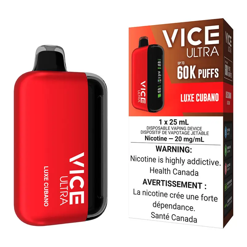 Vice Ultra Disposable Vape Device – Luxe Cubano 1 Vice Ultra Disposable Vape Device – Luxe Cubano