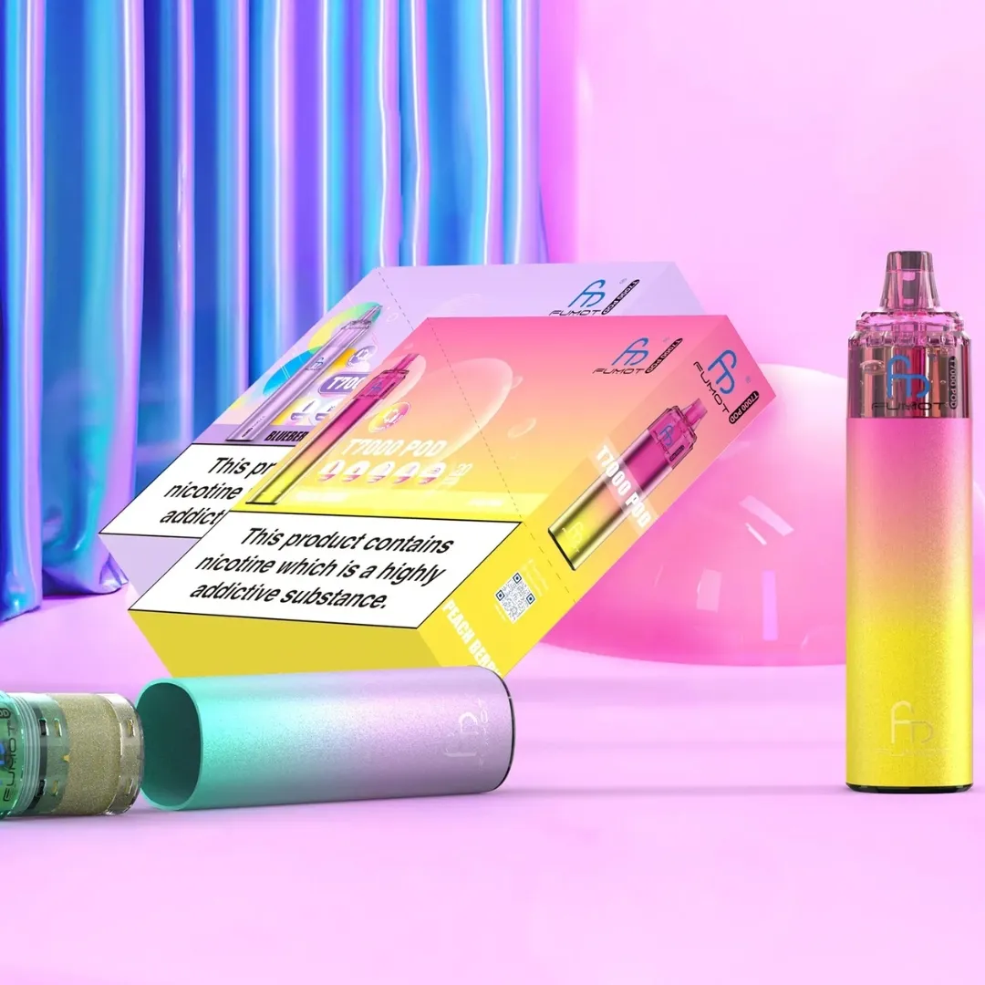 Fumot T7000 Puffs Prefilled Kit Raspberry Watermelon 2 Fumot T7000 Puffs Prefilled Kit Raspberry Watermelon - Image 2