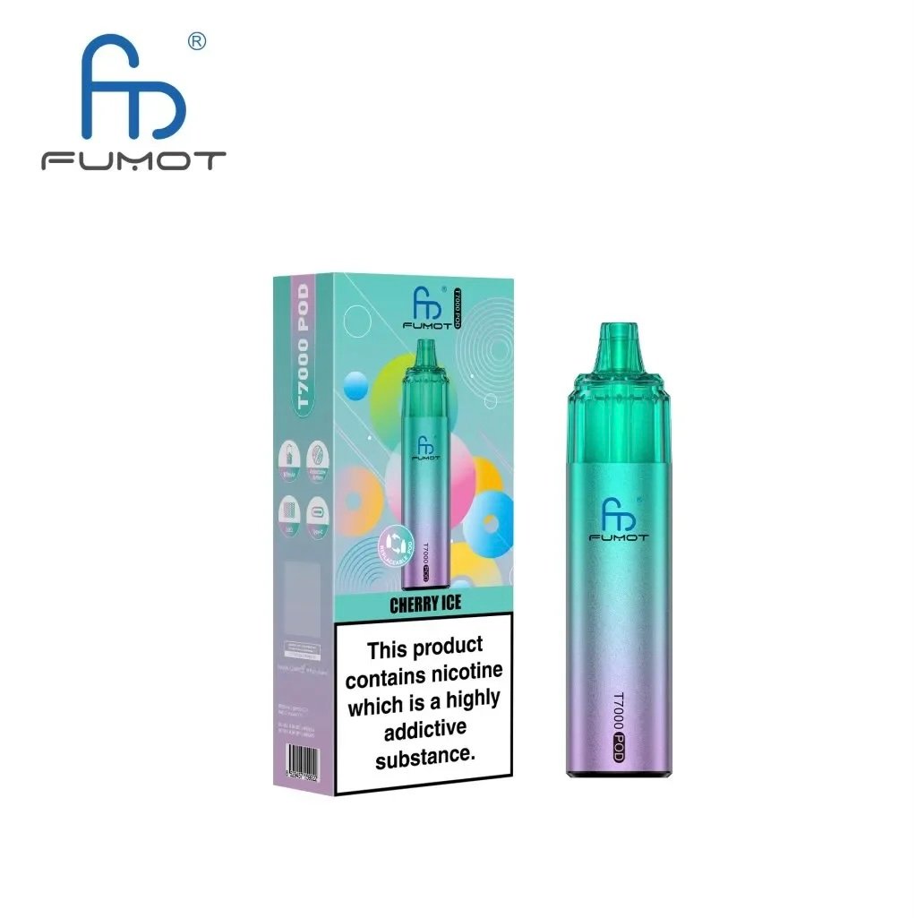 Fumot T7000 Puffs Prefilled Kit Cherry Ice 1 Fumot T7000 Puffs Prefilled Kit Cherry Ice