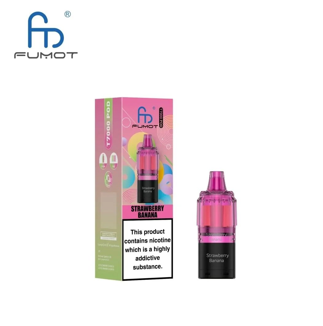 RandM Fumot T7000 Puffs Pod Strawberry Banana 1 RandM Fumot T7000 Puffs Pod Strawberry Banana