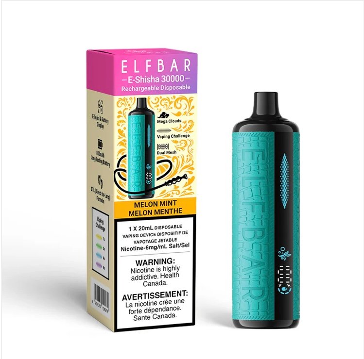 Melon Mint – ELF BAR E Shisha 30000 Puffs Disposable Vape 1 Melon Mint – ELF BAR E Shisha 30000 Puffs Disposable Vape