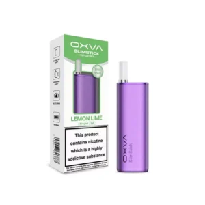 OXVA SlimStick Prefilled Pod Vape Kit Purple with Lemon Lime