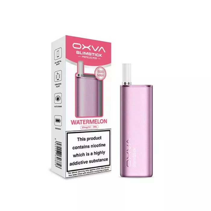 Watermelon - SlimStick Prefilled Pod Kit by OXVA 1 Watermelon - SlimStick Prefilled Pod Kit by OXVA
