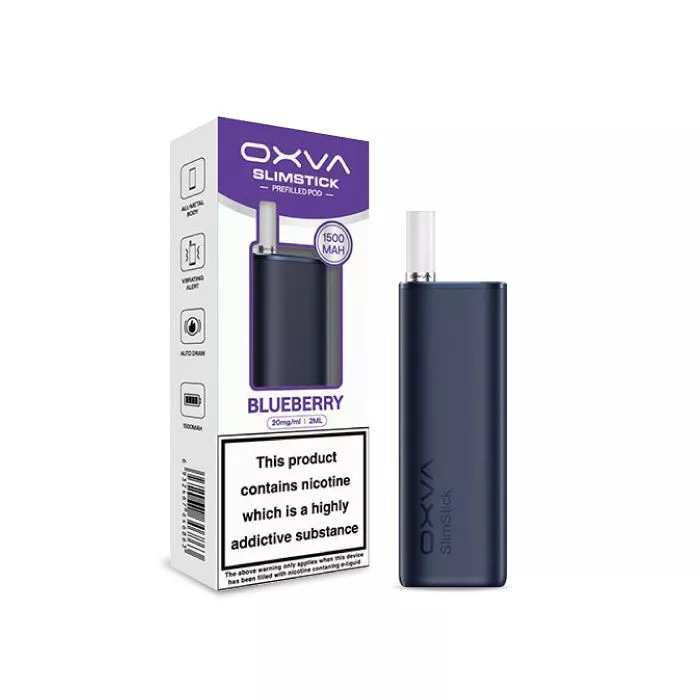 Blueberry - SlimStick Prefilled Pod Kit by OXVA 1 Blueberry - SlimStick Prefilled Pod Kit by OXVA