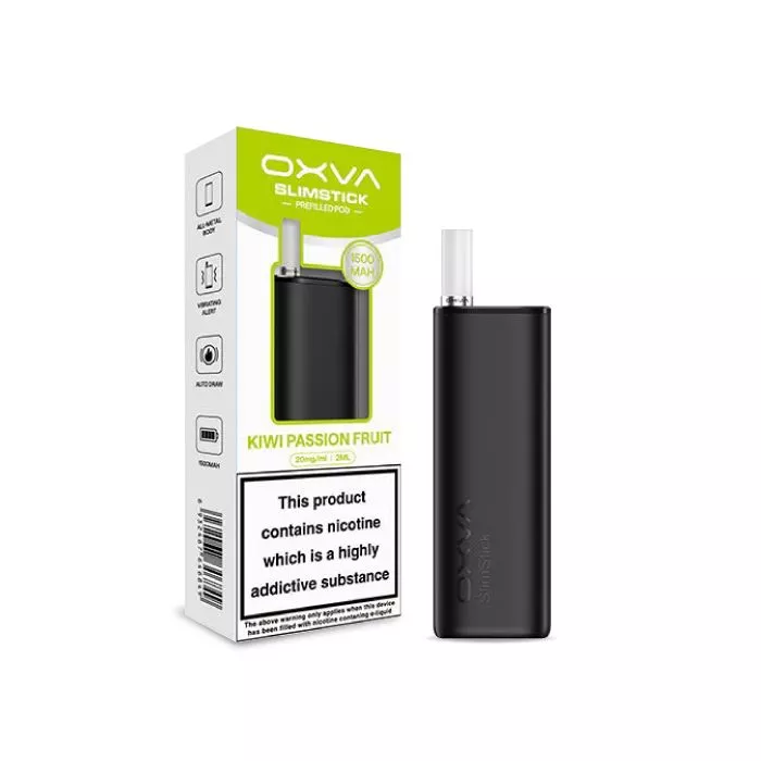 Kiwi Passion Fruit - SlimStick Prefilled Pod Kit by OXVA 1 Kiwi Passion Fruit - SlimStick Prefilled Pod Kit by OXVA