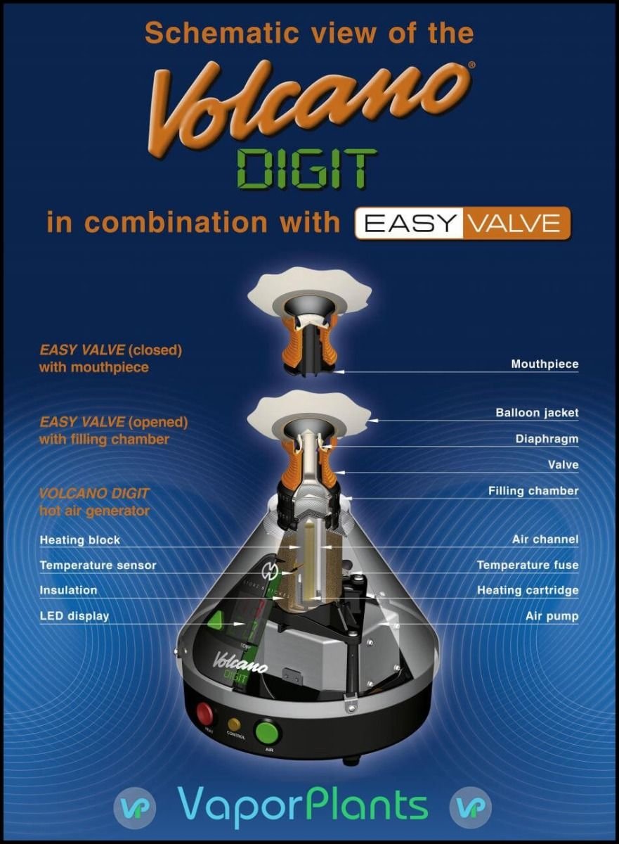 VOLCANO DIGITAL with AU Plug & EASY VALVE Starter Set Desktop Vaporizer 3 VOLCANO DIGITAL with AU Plug & EASY VALVE Starter Set Desktop Vaporizer - Image 3