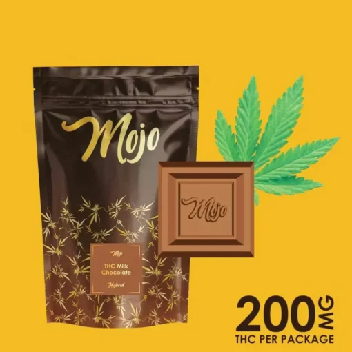 Mojo Chocolates – Milk Chocolate Bites (Sativa) – 200mg 1 Mojo Chocolates – Milk Chocolate Bites (Sativa) – 200mg