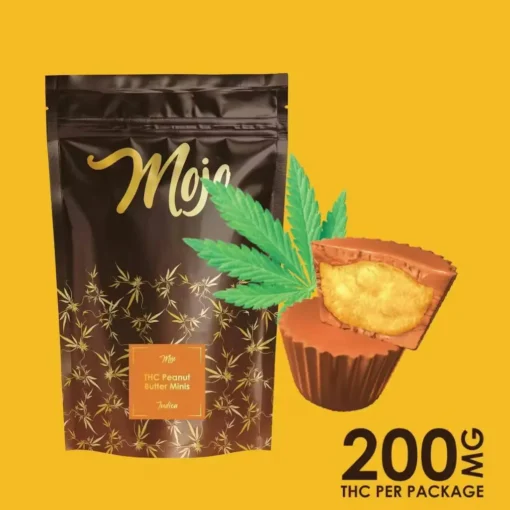 Mojo Chocolates – Peanut Butter Minis (Indica) – 200mg 1 Mojo Chocolates – Peanut Butter Minis (Indica) – 200mg