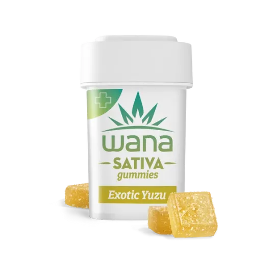 EXOTIC YUZU (HIGH-DOSE MED) // SATIVA Wana Gummies 1 EXOTIC YUZU (HIGH-DOSE MED) // SATIVA Wana Gummies