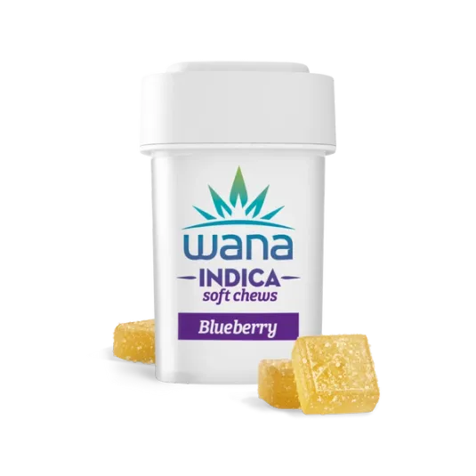 BLUEBERRY (MED) // INDICA Wana Gummies 1 BLUEBERRY (MED) // INDICA Wana Gummies