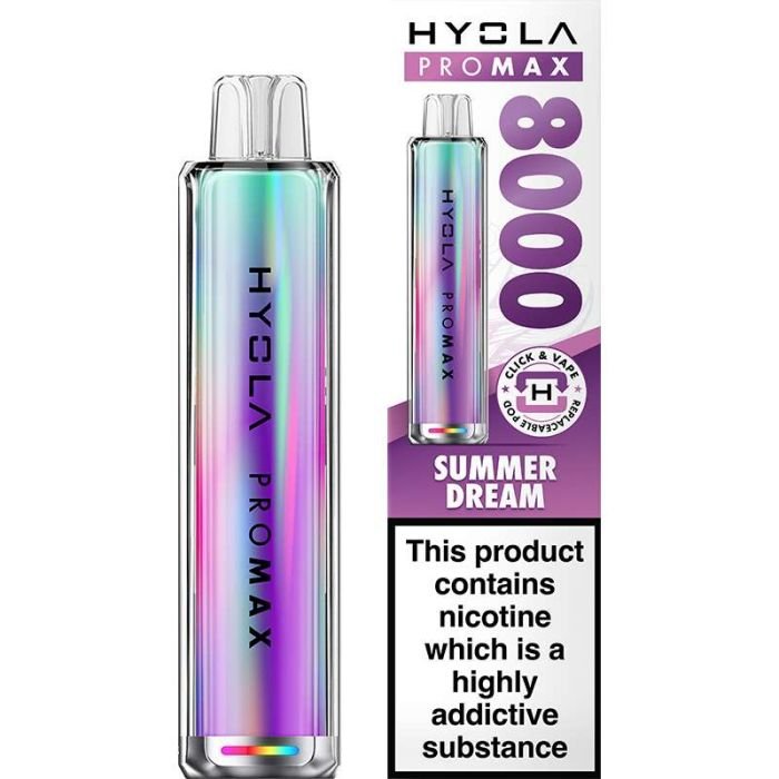 Hyola Pro Max 8000 pod vape kit 10ml -Summer Dream 1 Hyola Pro Max 8000 pod vape kit 10ml -Summer Dream