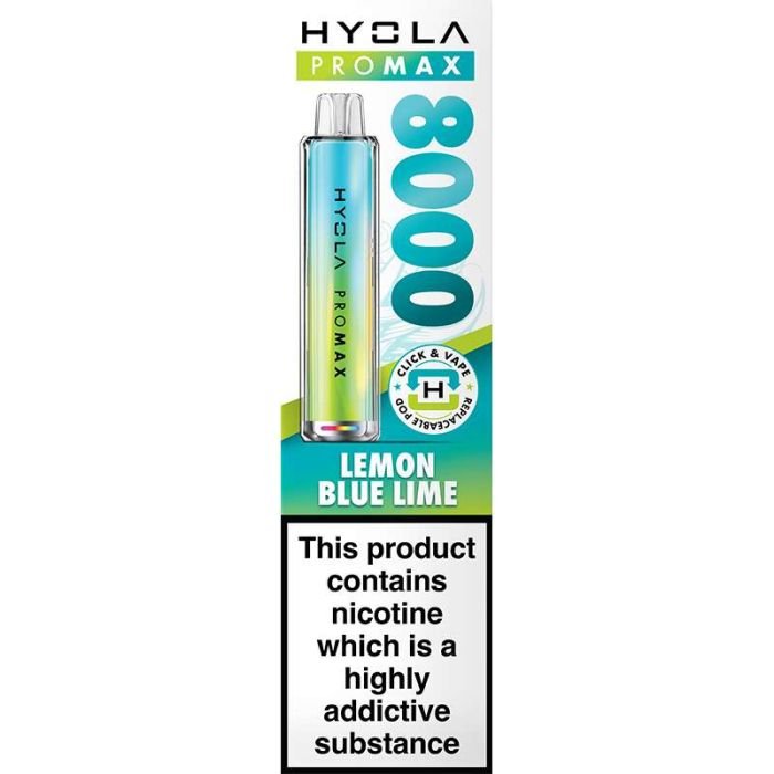 Hyola Pro Max 8000 pod vape kit 10ml – Lemon Blue Lime 1 Hyola Pro Max 8000 pod vape kit 10ml – Lemon Blue Lime
