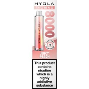 Hyola Pro Max 8000 pod vape kit 10ml -Juicy Peach