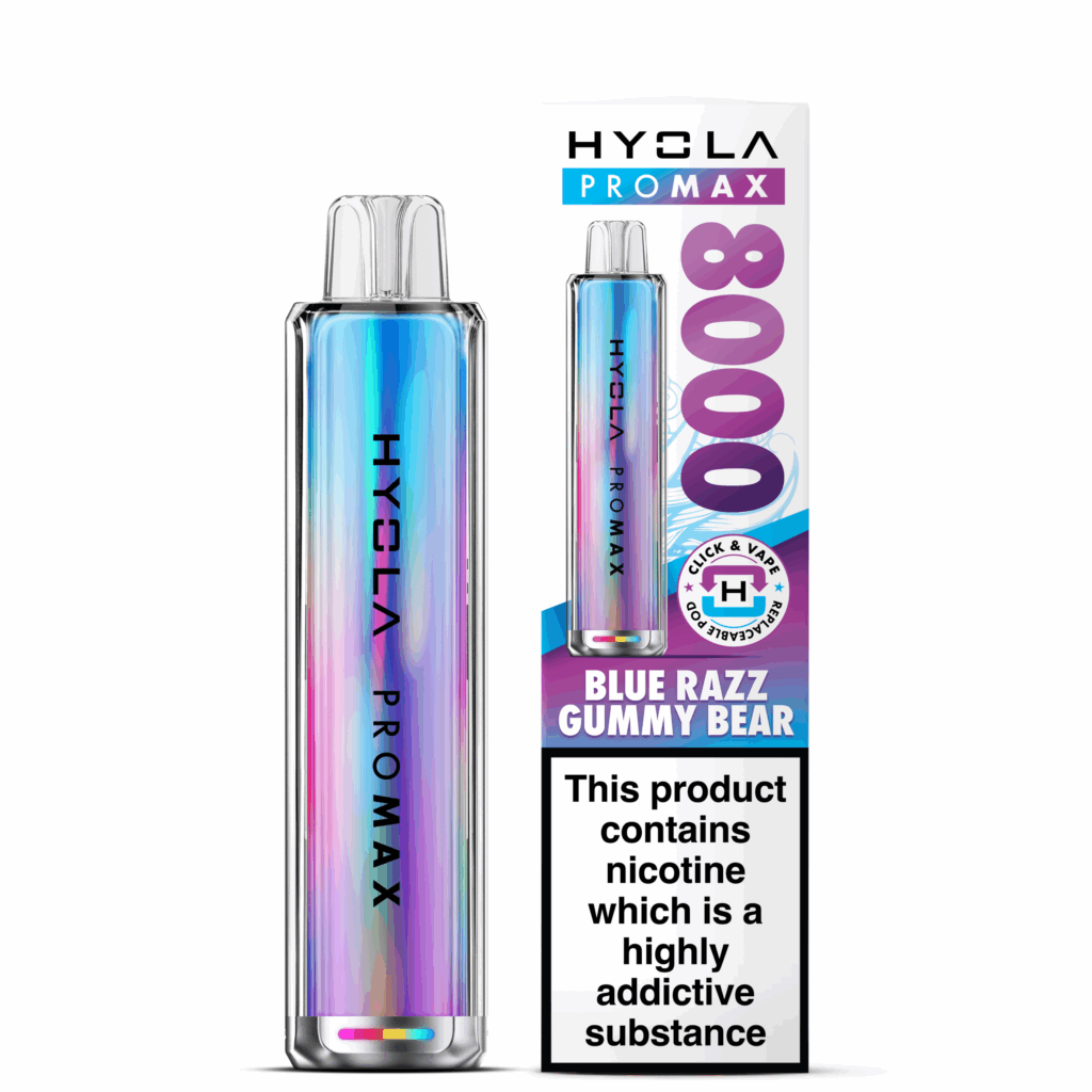 Hyola Pro Max 8000 Prefilled Pod 10ml - Blue Razz Gummy Bear 1 Hyola Pro Max 8000 Prefilled Pod 10ml - Blue Razz Gummy Bear