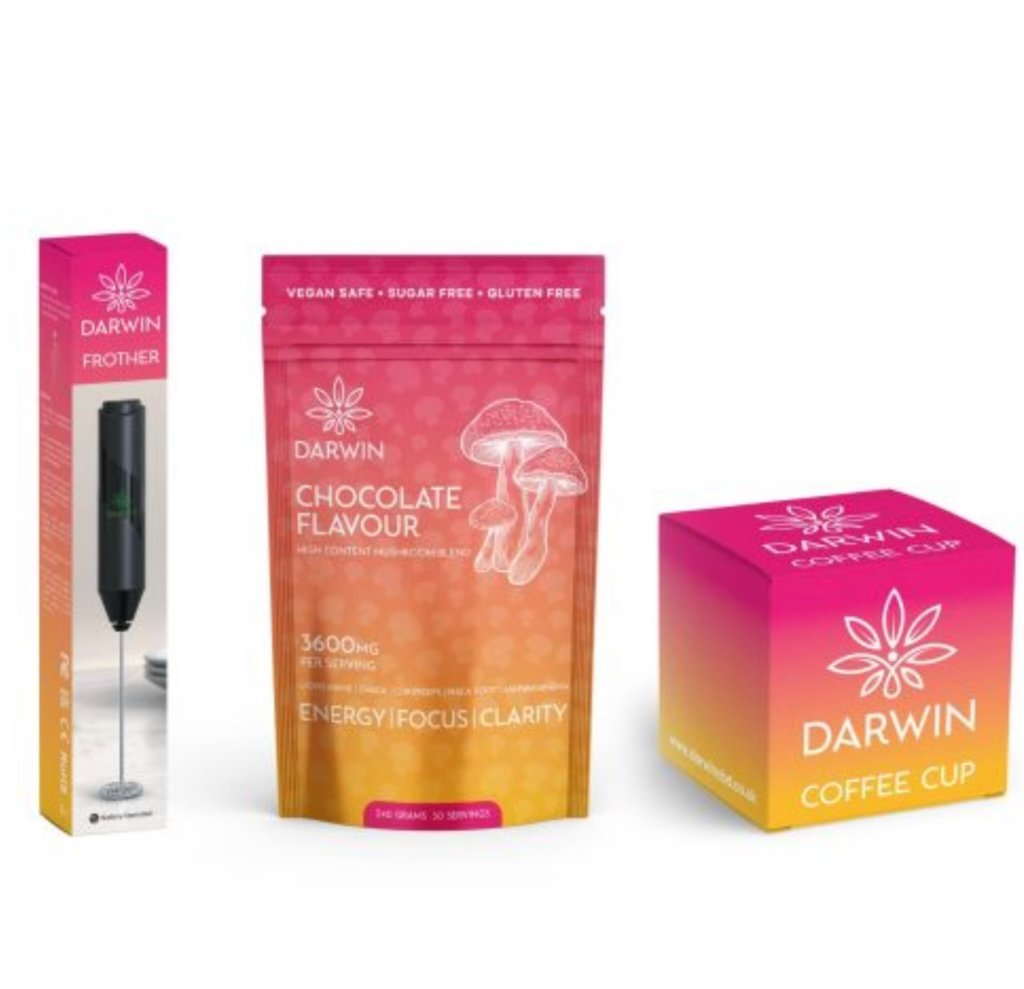 Darwin Mushroom Blend Drink 3600mg Bundle 1 Darwin Mushroom Blend Drink 3600mg Bundle