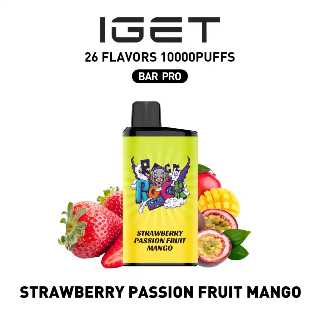 IGET Bar PRO 10000 – Strawberry Passion Fruit Mango 3 IGET Bar PRO 10000 – Strawberry Passion Fruit Mango - Image 3