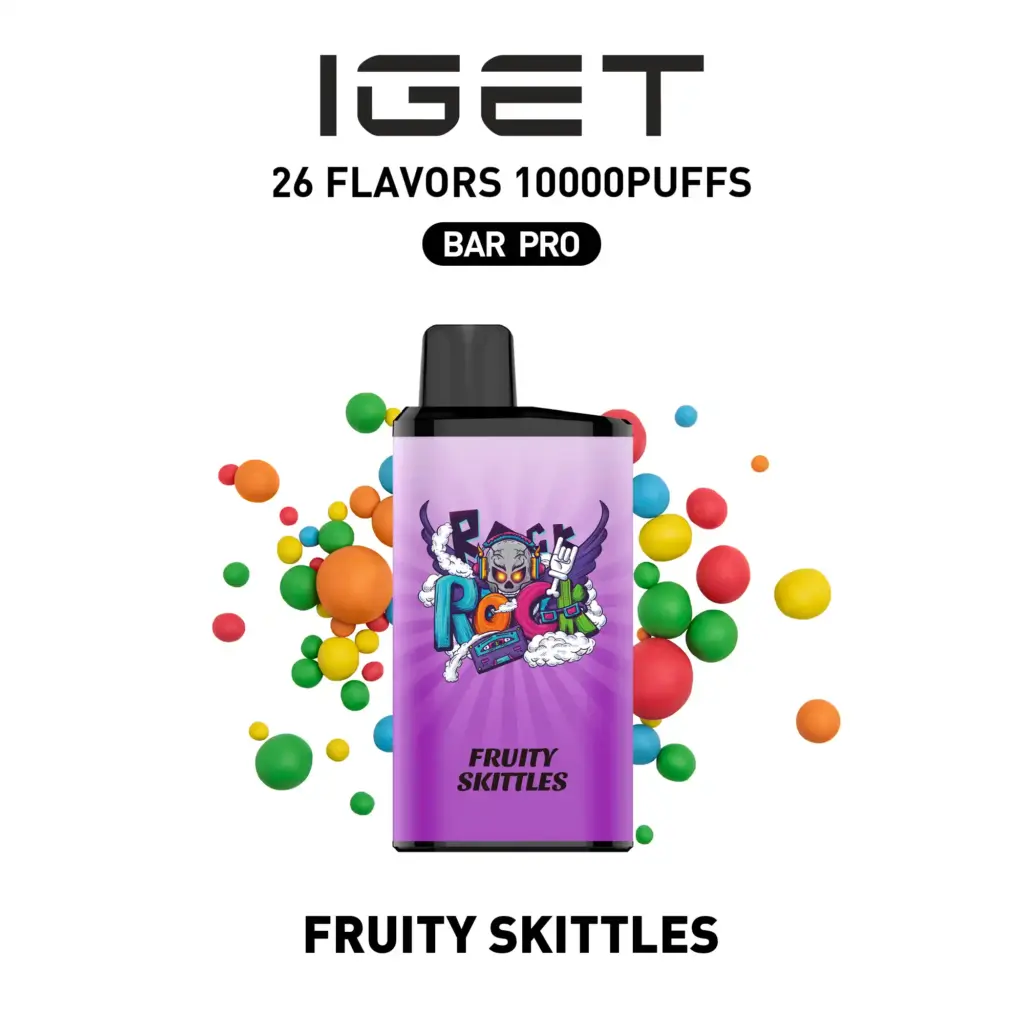 IGET BAR PRO 10000 Puffs – Fruity Skittles 3 IGET BAR PRO 10000 Puffs – Fruity Skittles - Image 3