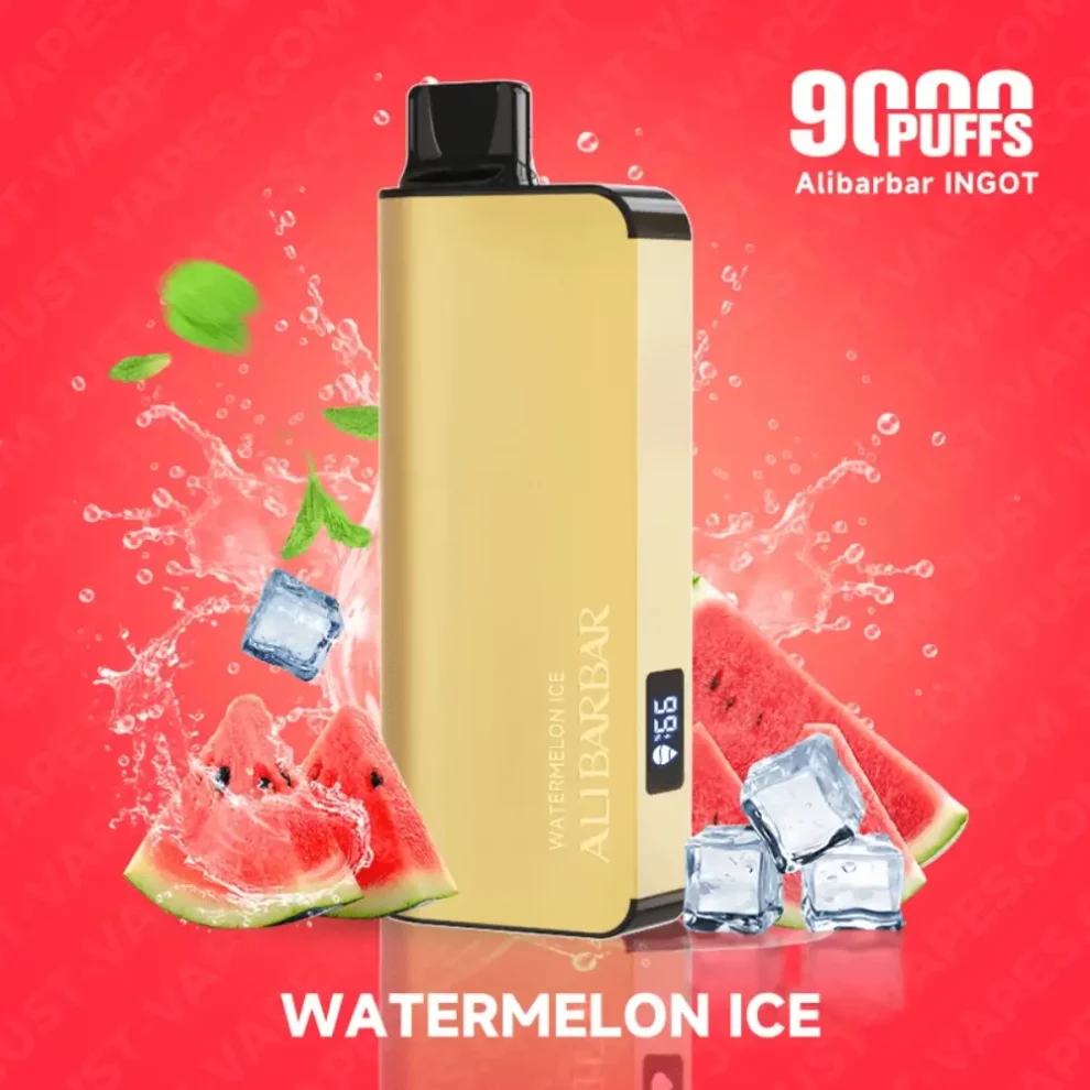 ALIBARBAR INGOT 9000 Puffs Watermelon Ice 3 ALIBARBAR INGOT 9000 Puffs Watermelon Ice - Image 3