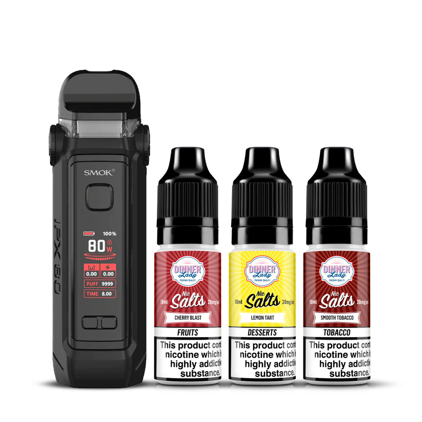 SMOK IPX 80 - NIC SALTS BUNDLE 1 SMOK IPX 80 - NIC SALTS BUNDLE