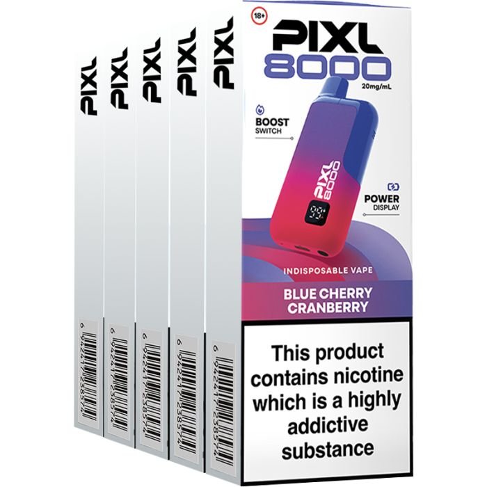 PIXL 8000 pod vape kit 5 pack 1 PIXL 8000 pod vape kit 5 pack