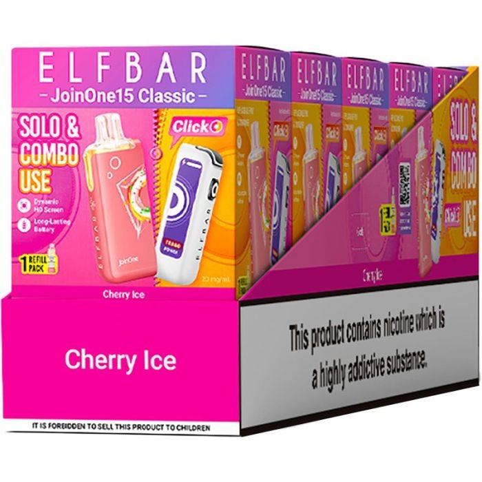 Elf Bar JoinOne15 Classic pod vape kit 5 pack 1 Elf Bar JoinOne15 Classic pod vape kit 5 pack