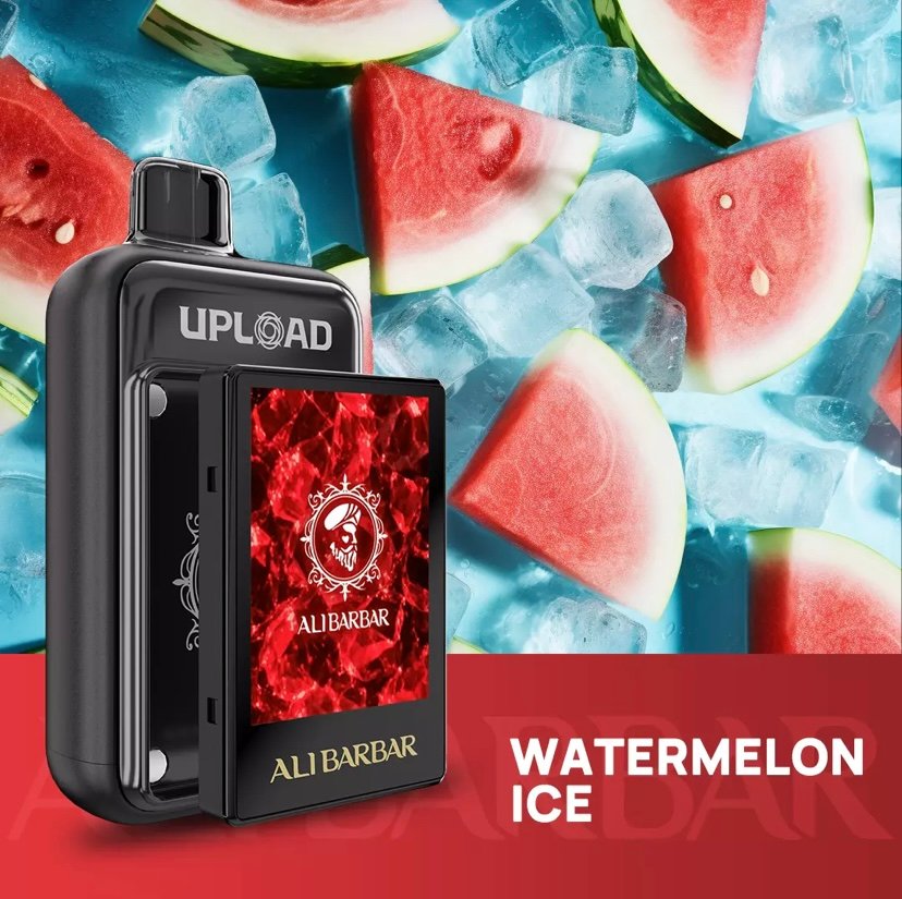 ALIBARBAR UPLOAD 25000 PUFFS – Watermelon Ice 1 ALIBARBAR UPLOAD 25000 PUFFS – Watermelon Ice