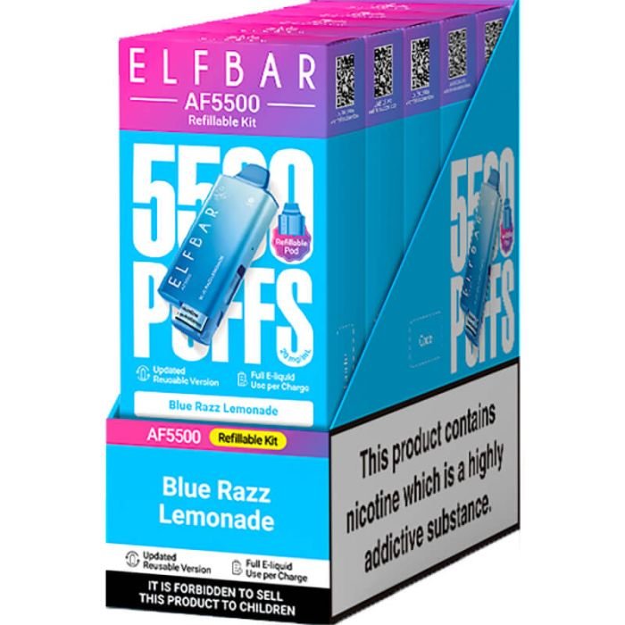 Elf Bar AF5500 pod & refill 5 pack 1 Elf Bar AF5500 pod & refill 5 pack