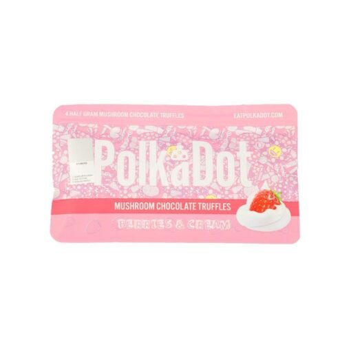 Polkadot Berries and Cream Truffles 1 Polkadot Berries and Cream Truffles