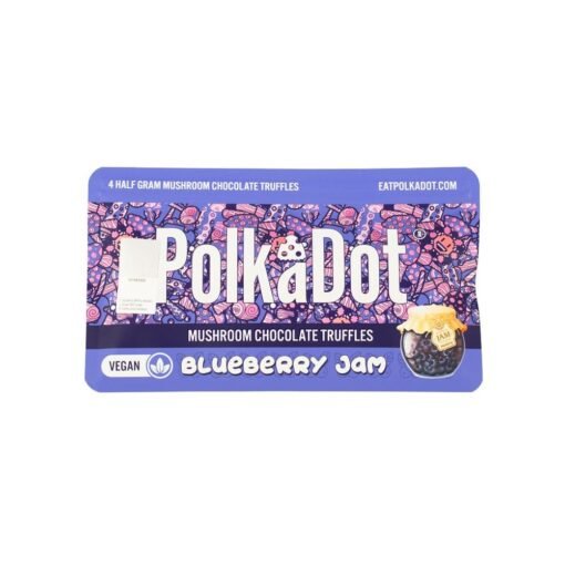 Polkadot Blueberry Jam Truffles 1 Polkadot Blueberry Jam Truffles