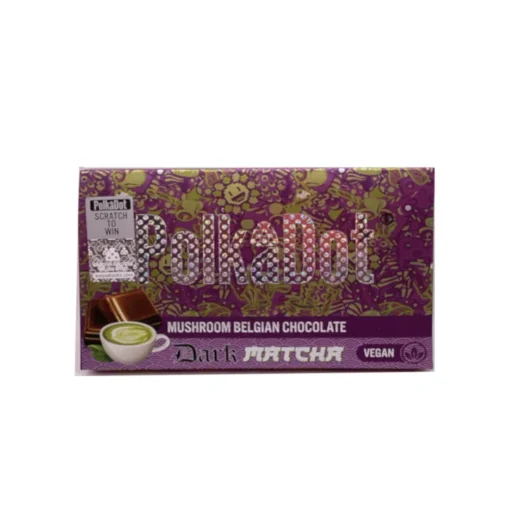 Polkadot Dark Matcha Chocolate 1 Polkadot Dark Matcha Chocolate