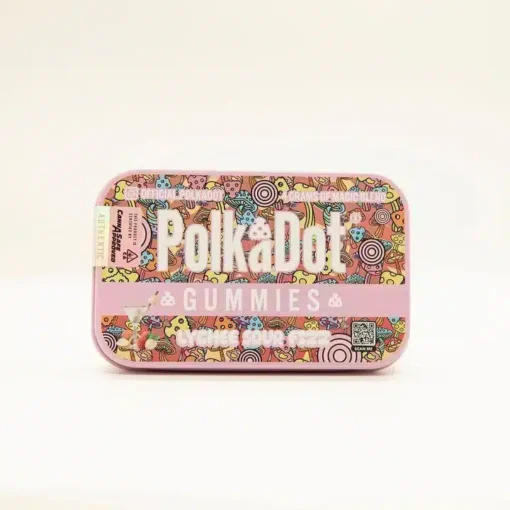 Polkadot Lychee Sour Fizz Gummies 1 Polkadot Lychee Sour Fizz Gummies