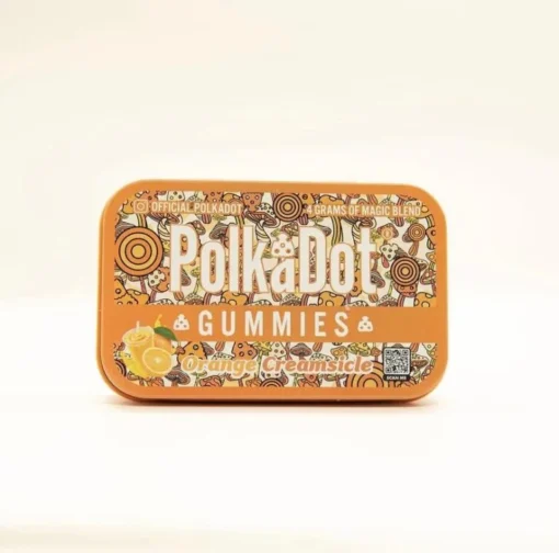 Polkadot Orange Creamsicle Gummies 1 Polkadot Orange Creamsicle Gummies