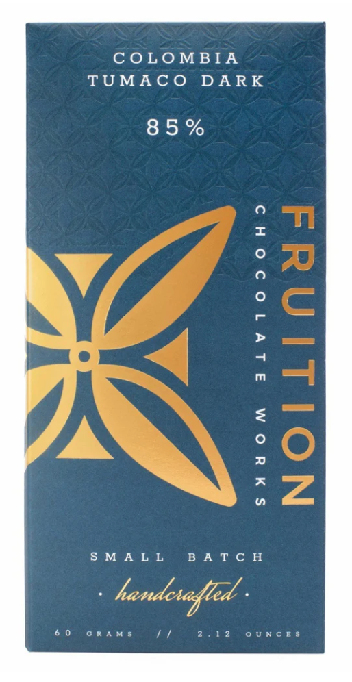 Colombia Tumaco 85% Dark Bar – Fruition 1 Colombia Tumaco 85% Dark Bar – Fruition