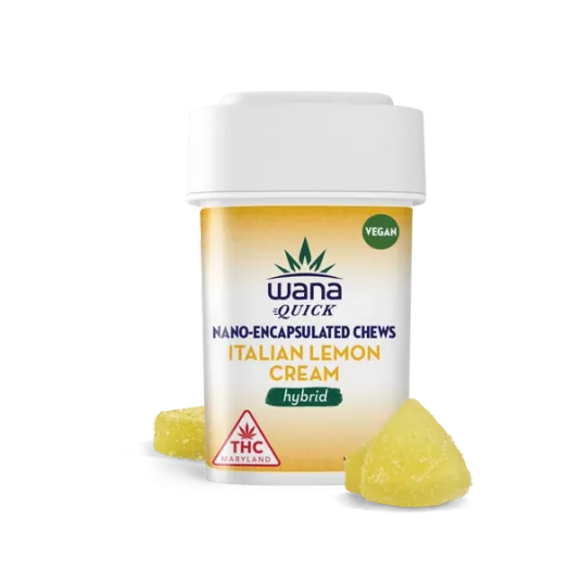 ITALIAN LEMON CREAM (MED) Wana Gummies 1 ITALIAN LEMON CREAM (MED) Wana Gummies
