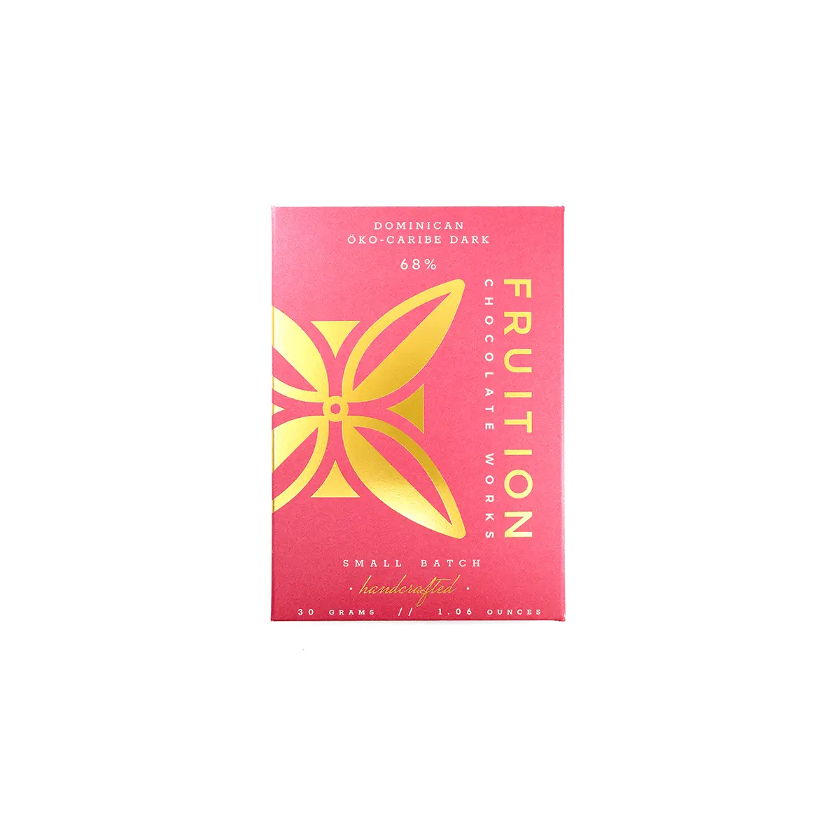 Mini Dark Chocolate Bar: Dominican Oko-Caribe 68% 1 Mini Dark Chocolate Bar: Dominican Oko-Caribe 68%