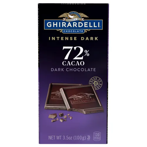 Cacao Dark Chocolate Bar Intense Dark 72% (Case of 12) 1 Cacao Dark Chocolate Bar Intense Dark 72% (Case of 12)
